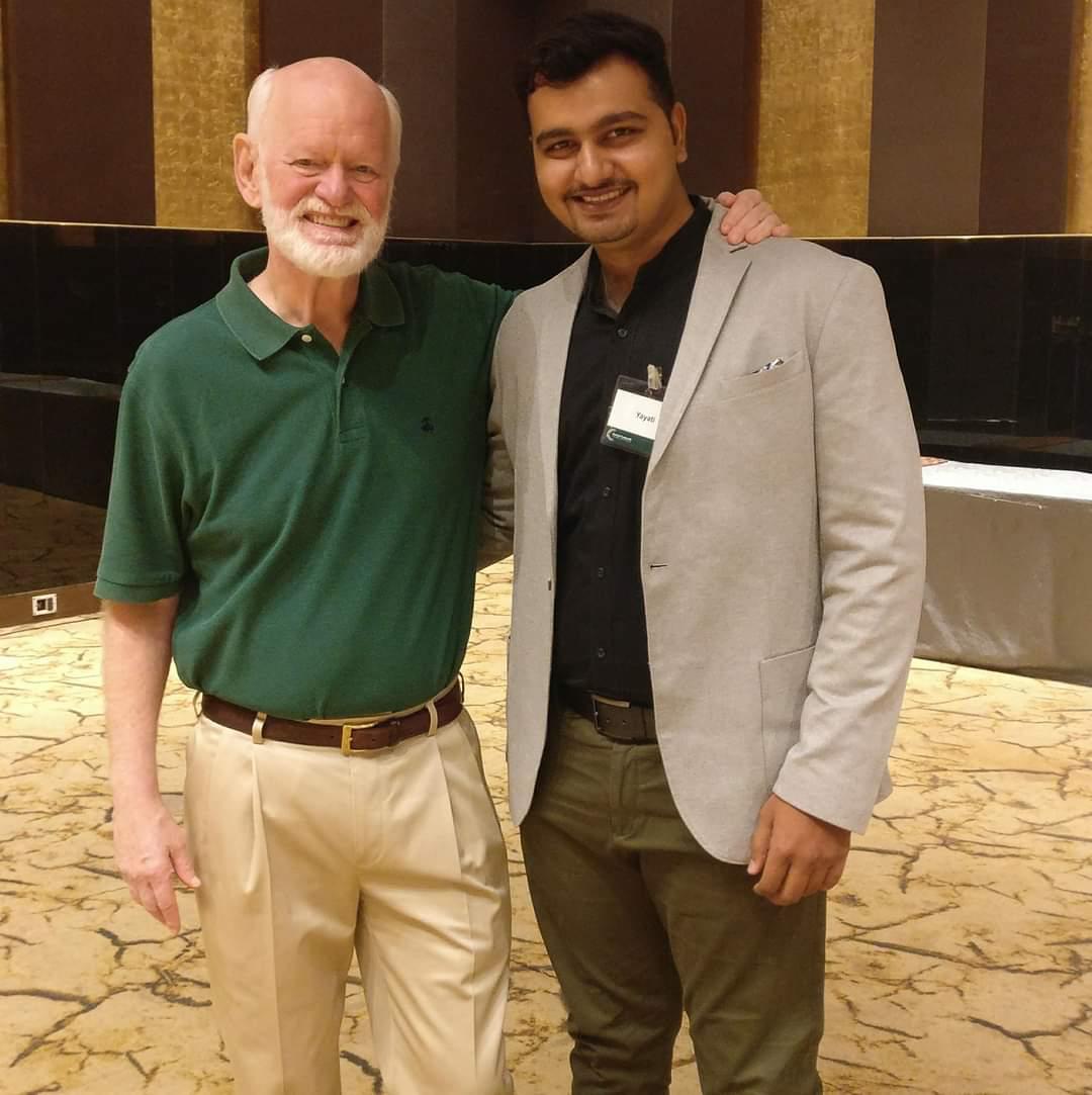 Yayati Desai with Dr. Marshall Goldsmith