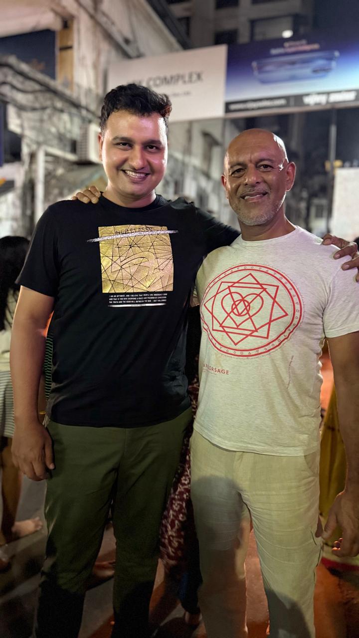 Yayati Desai with Satyen Raja